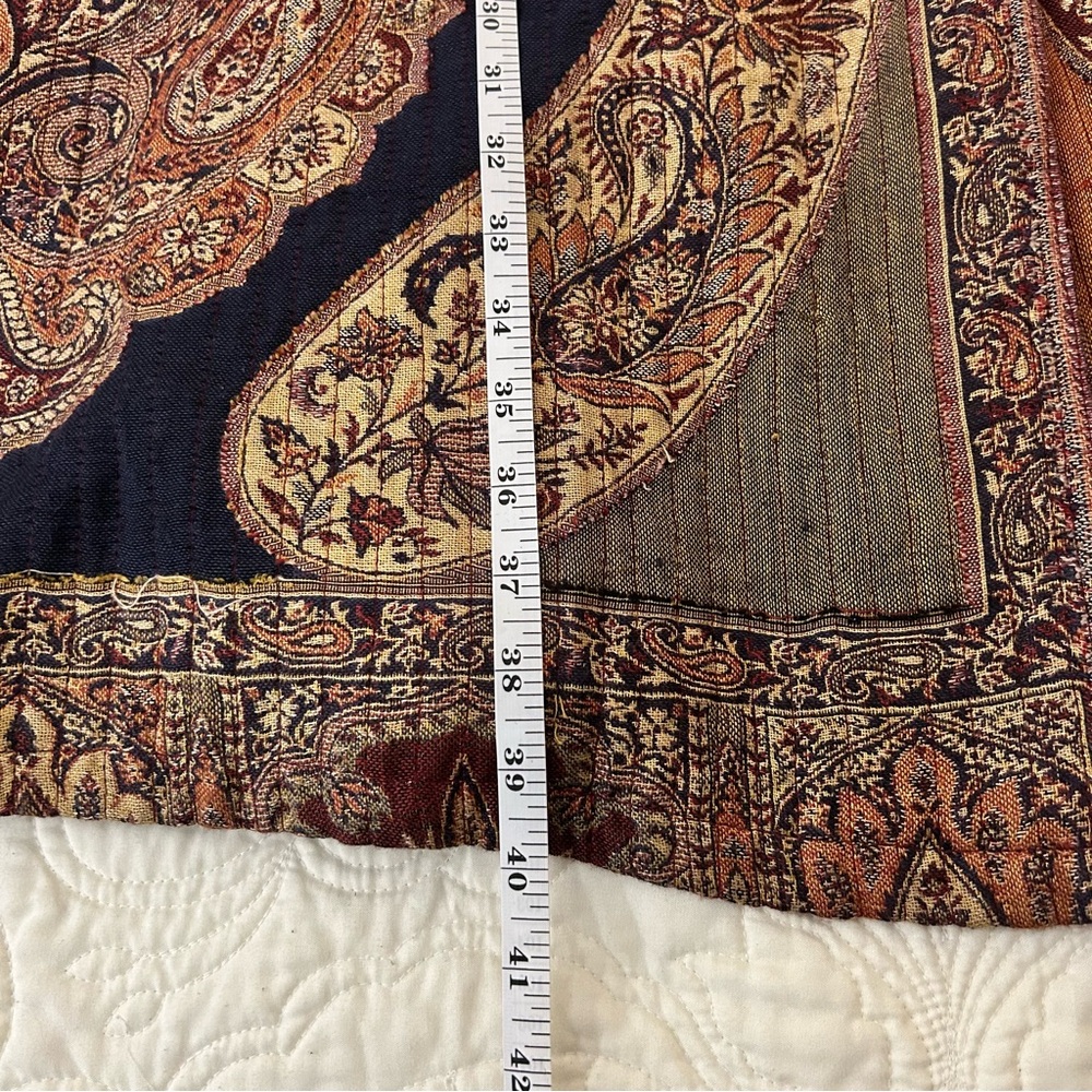 Mirasol Full Length Duster Beautiful Multicolor Jacket Sz: L - Picture 6 of 10